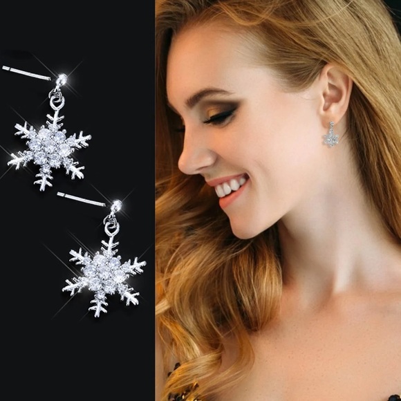Snowflake ❄️ earrings - Picture 1 of 10